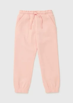 Girls Light Pink Joggers (1-7yrs)