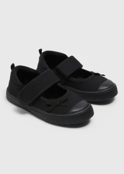 Girls Mary Jane Plimsoll Pumps (Younger 7-Older 3)