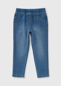 Girls Mid Wash Jeggings (1-7yrs)