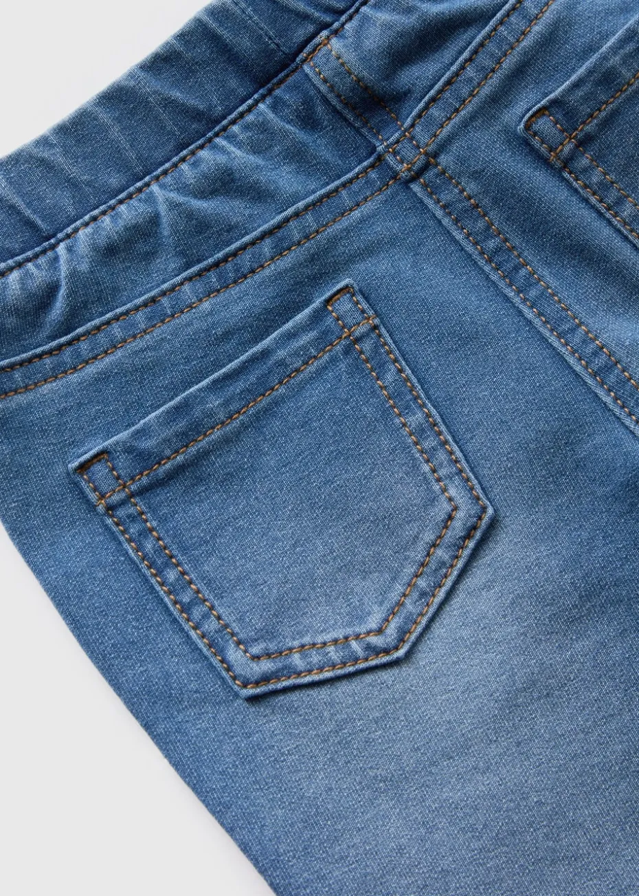 Girls Mid Wash Jeggings (1-7yrs)