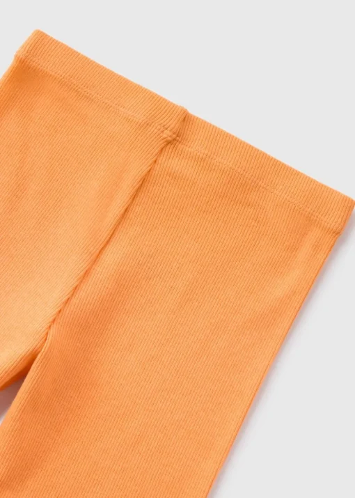 Girls Orange Cycle Shorts (1-7yrs)