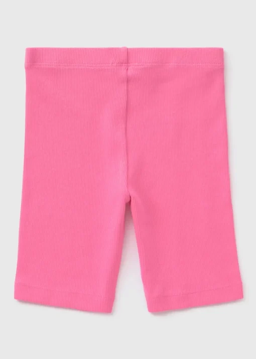 Girls Pink Cycle Shorts (1-7yrs)