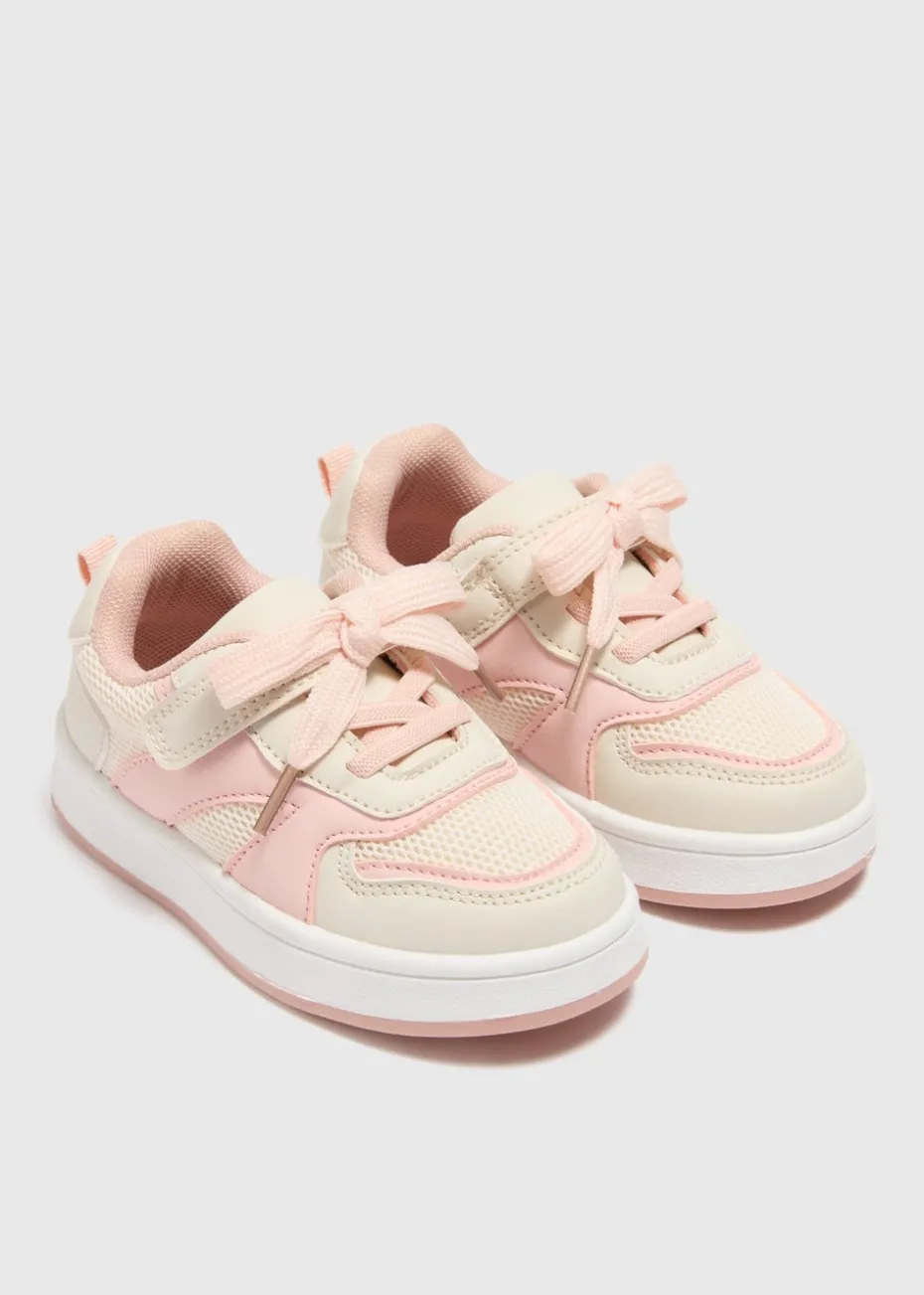 Girls Pink Fashion Trainers (Younger 4-12)
