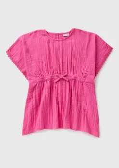 Girls Pink Kaftan (7-15yrs)