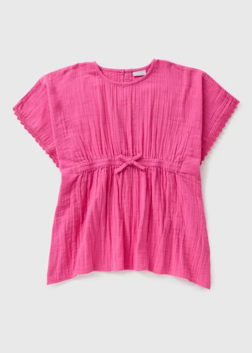 Girls Pink Kaftan (7-15yrs)