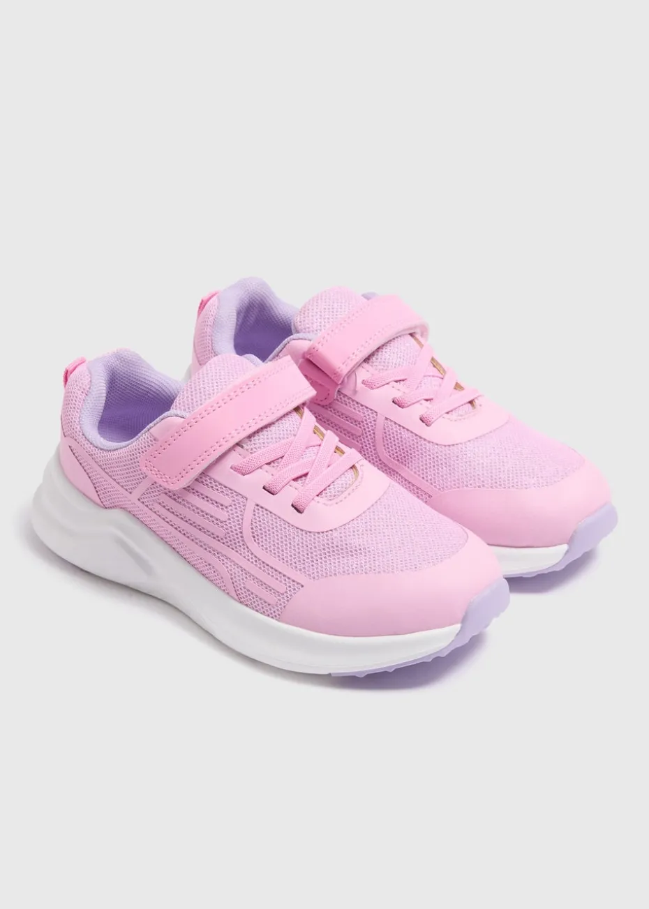Girls Pink Running Trainers (Younger 10-Older 5)