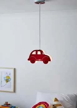 Glow Car Ceiling Light Red (30-95cm x 29cm)