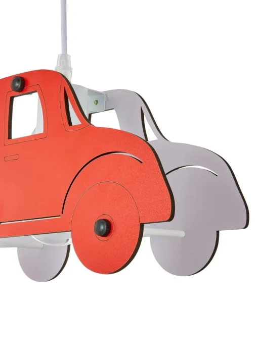Glow Car Ceiling Light Red (30-95cm x 29cm)