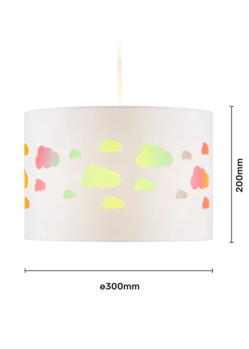 Glow Cloud Iridescent Easyfit Light Shade (20cm x 30cm)