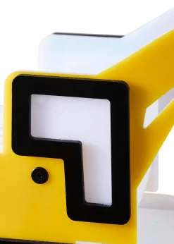 Glow Digger Integrated LED Table Lamp Yellow (21cm x 36cm)