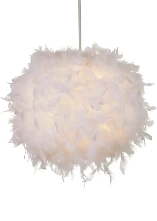 Glow Feather Shade White (30cm x 40cm)