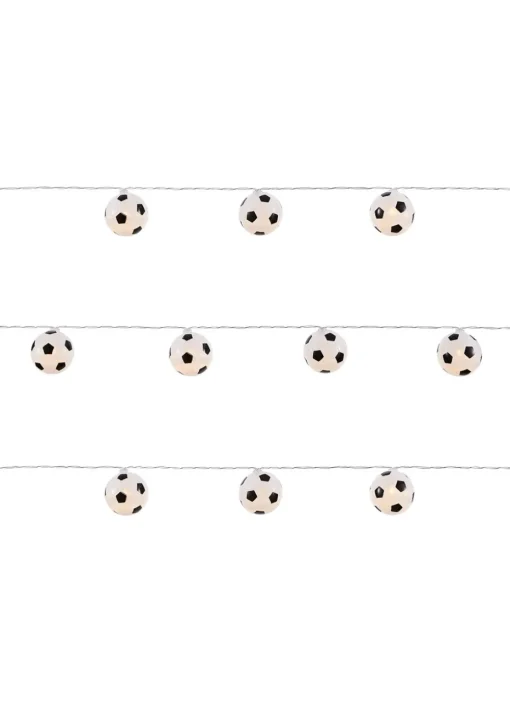 Glow Football LED String Lights (5cm x 435cm)