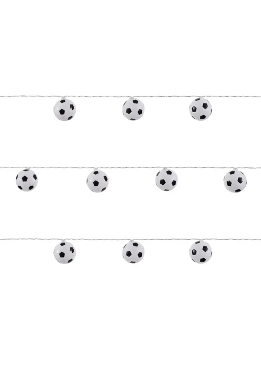 Glow Football LED String Lights (5cm x 435cm)
