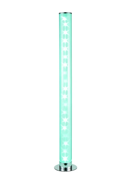 Glow LED Galaxy Cylinder Floor Lamp with Remote Control (99.5cm x 15cm)