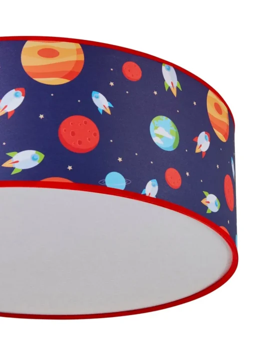 Glow Outer Space Flush Ceiling 3 Light (18cm x 40cm)
