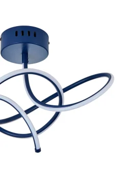 Glow Whirly Integrated LED Ceiling Light Blue (19cm x 38cm)