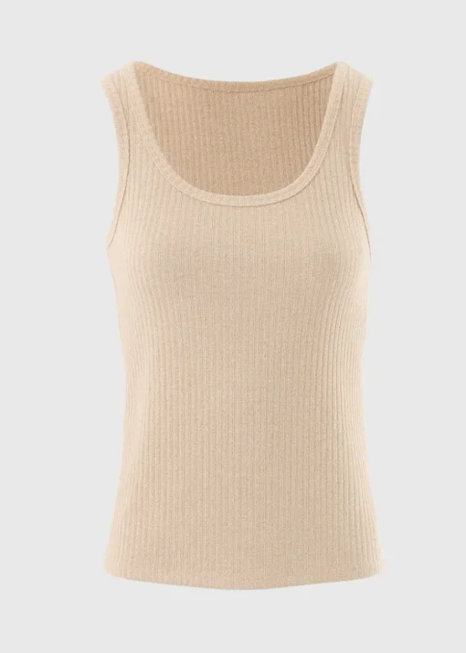 Gold Sparkle Vest Top