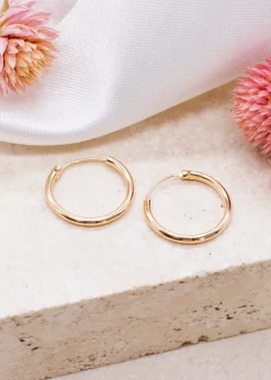 Golden Moments 9ct Yellow Gold Heart Stud Earrings