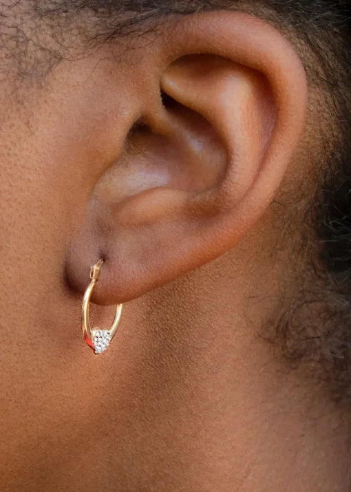 Golden Moments 9ct Yellow Gold Mother of Pearl Star Stud Earring