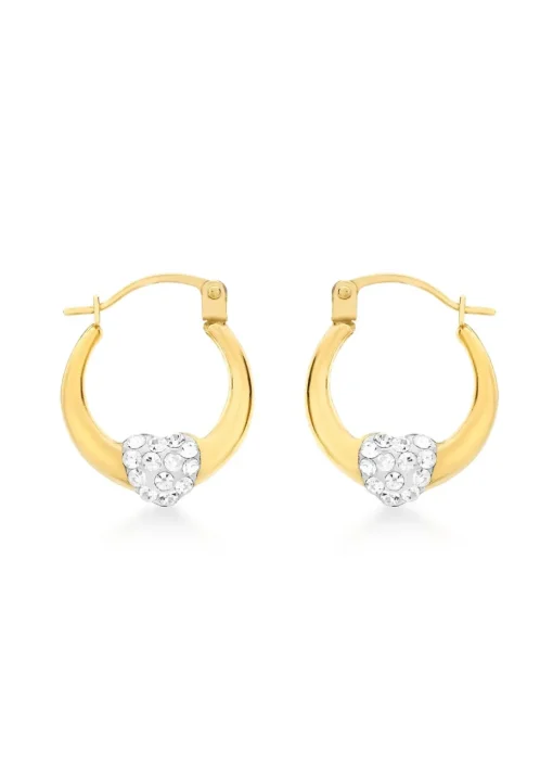 Golden Moments 9ct Yellow Gold Mother of Pearl Star Stud Earring