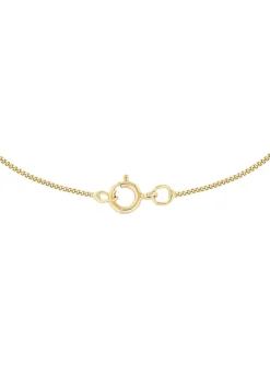 Golden Moments 9ct Yellow Gold Mini-Heart-Cutout-Design Heart Pendant