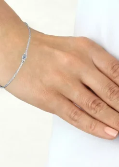 Golden Moments Sterling Silver Ball Chain Bracelet