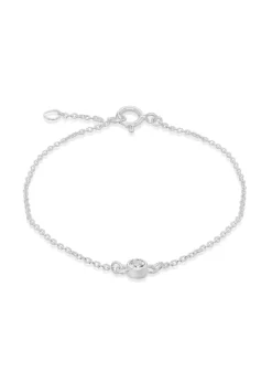 Golden Moments Sterling Silver Ball Chain Bracelet