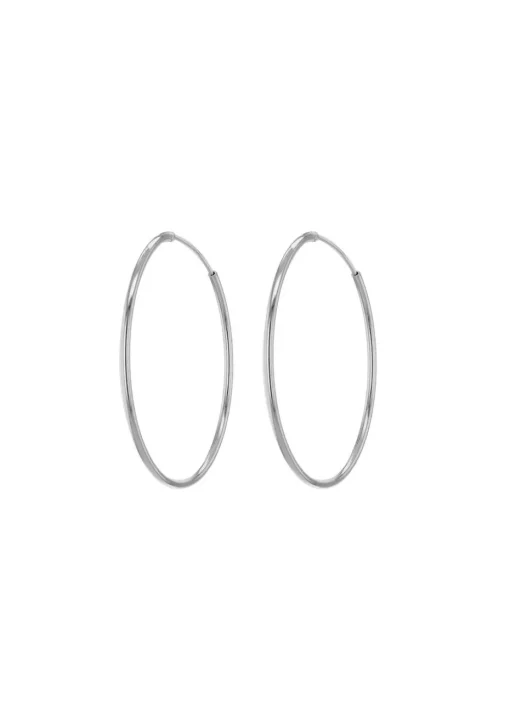 Golden Moments Sterling Silver Endless Hoops (20mm)