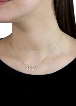Golden Moments Sterling Silver Sagittarius Star Constellation Necklace