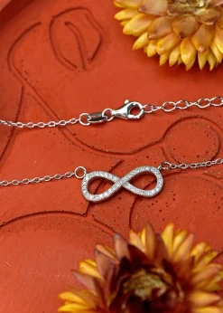 Golden Moments Sterling Silver Taurus Star Constellation Necklace
