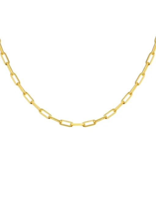 Golden Moments Sterling Silver Gold Plated Paper Chain