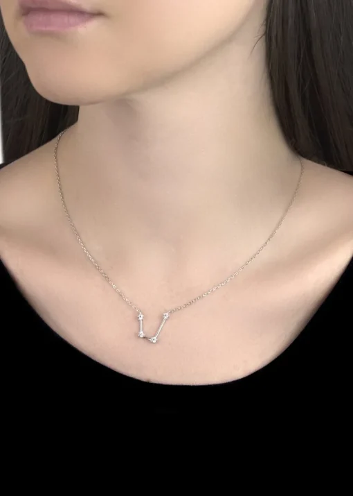 Golden Moments Sterling Silver CZ 'K' Initial Bracelet