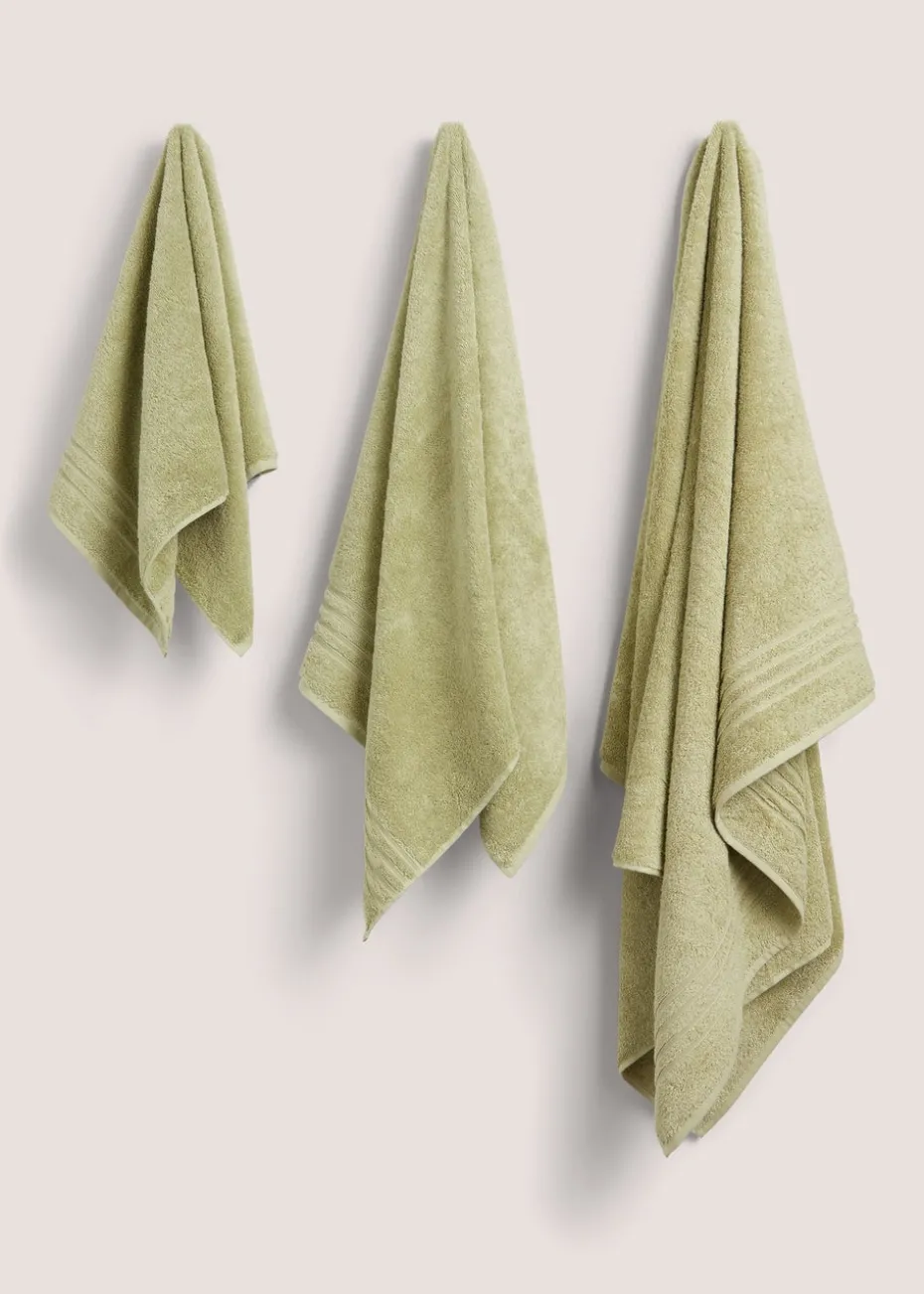 Green 100% Cotton Egyptian Towel