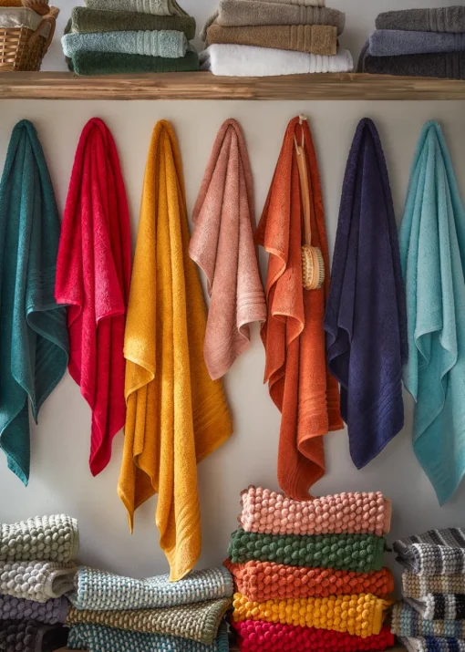 Green 100% Egyptian Cotton Towels