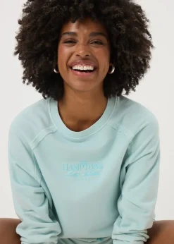 Green Acid Wash Co Ord Graphic Sweatshirt