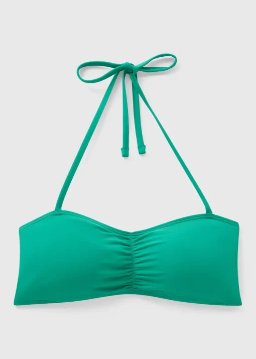 Green Bandeau Bikini Top