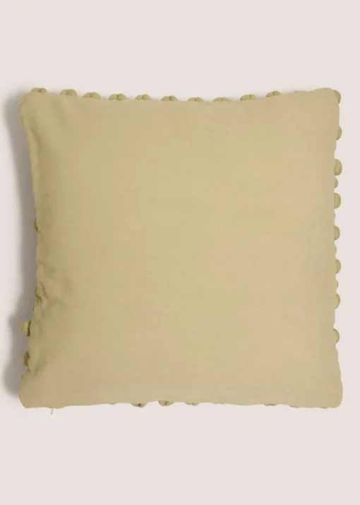 Green Bobble Cushion