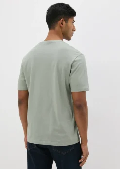 Green Essential V-Neck T-Shirt