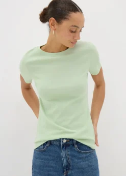 Green Fitted T-Shirt