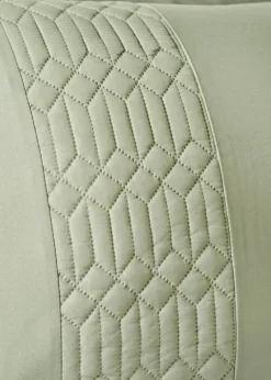 Green Geo Pinsonic Duvet Cover