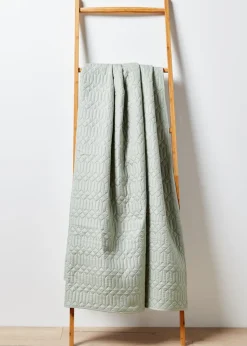 Green Geo Pinsonic Duvet Cover