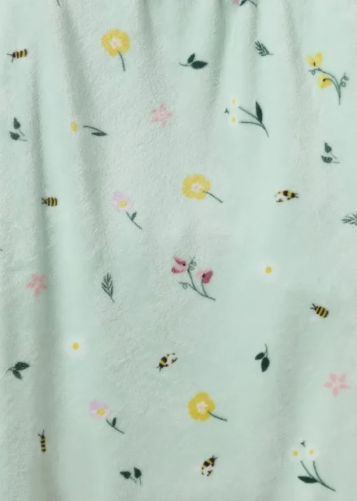 Green Green Bee Throw