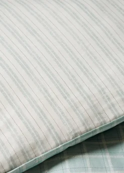 Green Grid Check Duvet Set