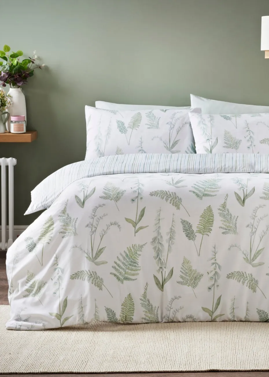 Green Leaf Duvet Set
