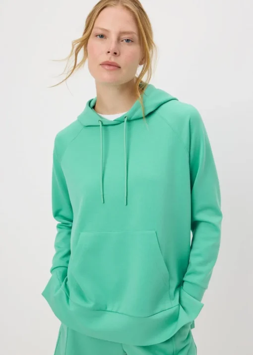 Green Longline Hoodie