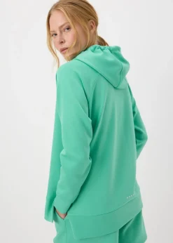 Green Longline Hoodie