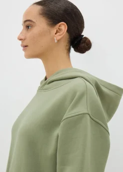 Green Longline Hoodie