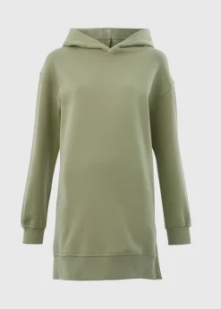 Green Longline Hoodie