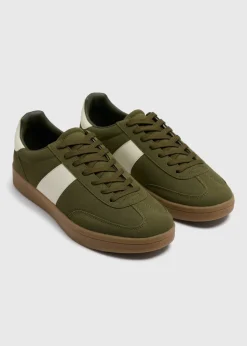 Green Stripe Retro Runner Trainers