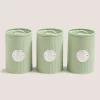 Green Tea/Coffee/Sugar Canisters (15cm x 11cm)